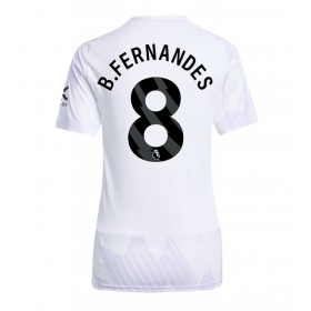 Dámské fotbalový oblečení Manchester United Bruno Fernandes #8 Venkovní košile 2025-26 Krátkým Rukávem